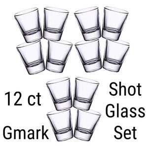 NEW!!! Gmark 1.5-OZ Heavy Base Shot Glass Set